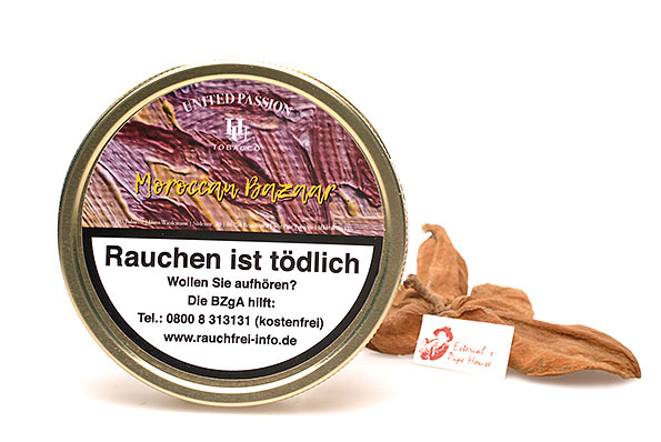 HU-tobacco Moroccan Bazaar Pipe tobacco 50g Tin HU-tobacco Moroccan Bazaar Pipe tobacco 50g Tin
